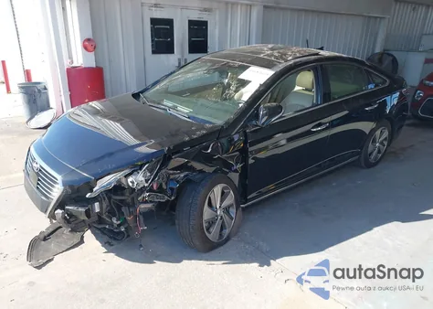 2016 Hyundai Sonata Hybrid Limited from USA, damaged, VIN KMHE34L1XGA028316